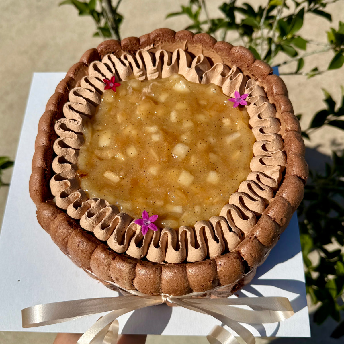 La charlotte poire et chocolat